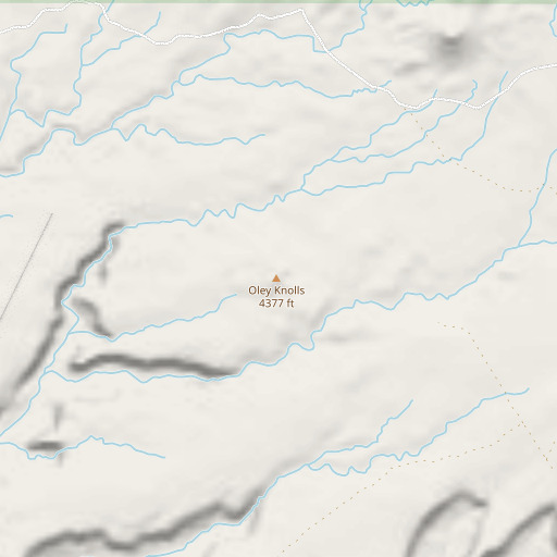OpenStreetMap map of Oley Knolls, UT