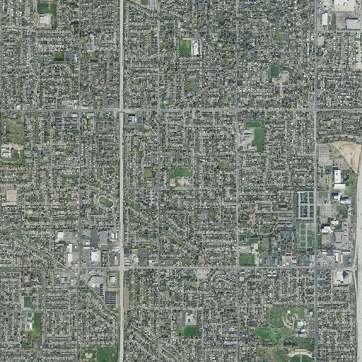 Aerial imagery of Robert Frost Elementary School, UT