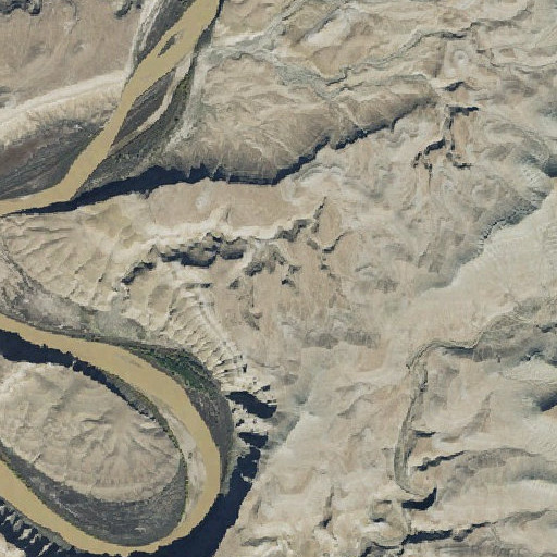 Aerial imagery of Sumner Amphitheater, UT