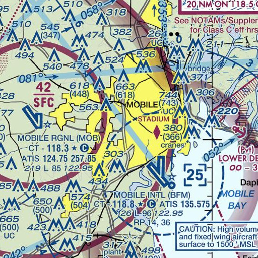 FAA VFR chart of Saint Pius X School, AL