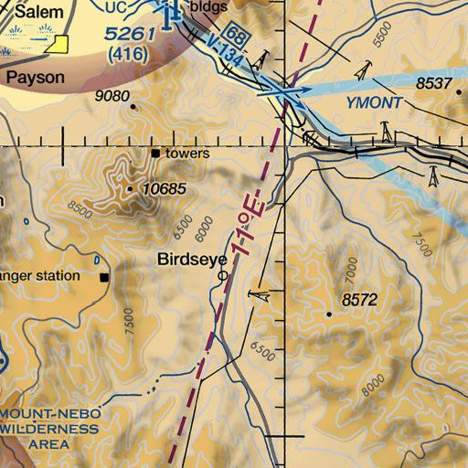 FAA VFR chart of Aggie Creek, UT