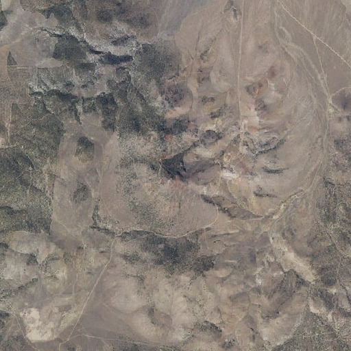 Aerial imagery of Antelope Range, UT