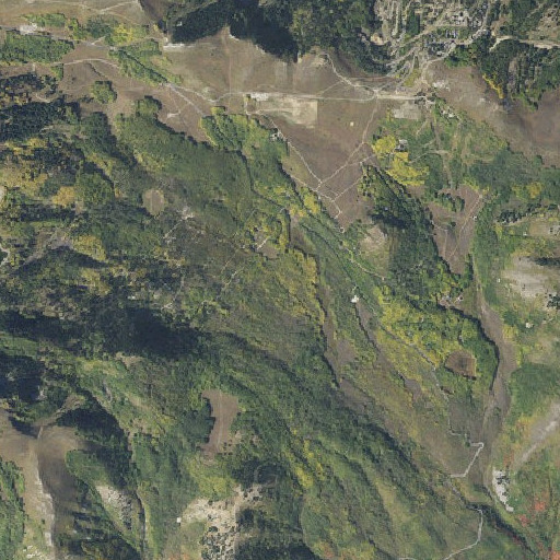 Aerial imagery of Bonanza Flat, UT