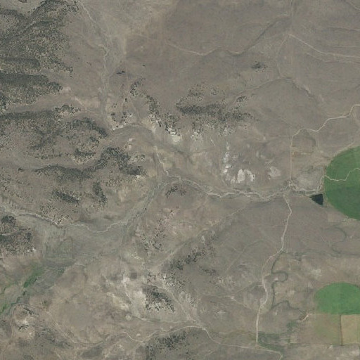 Aerial imagery of Chokecherry Creek, UT