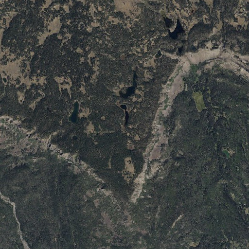 Aerial imagery of Circle Lake, UT