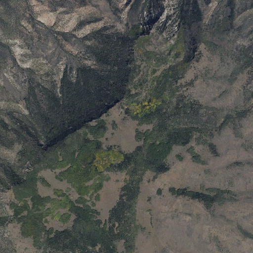 Aerial imagery of Corral Flat, UT