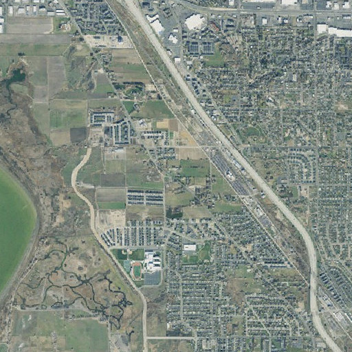 Aerial imagery of Lakeview, UT