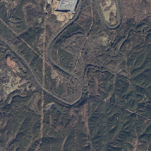 Aerial imagery of Island Ford, AL