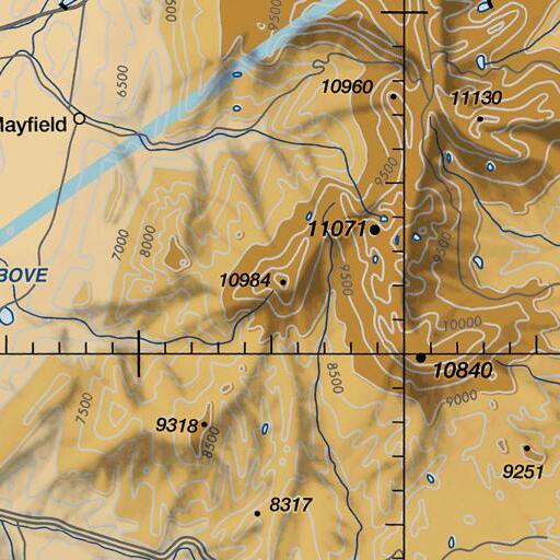 FAA VFR chart of Marys Nipple, UT