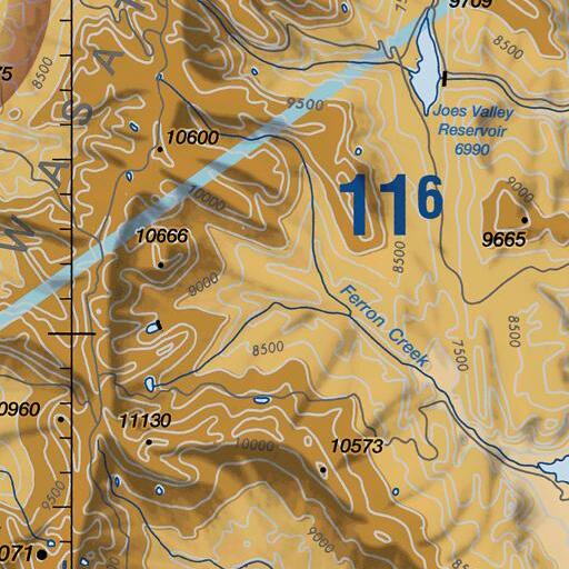 FAA VFR chart of McEwan Flat, UT