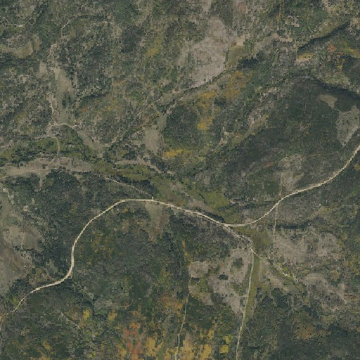 Aerial imagery of McKenzie Creek, UT