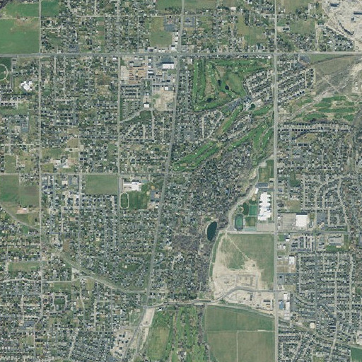 Aerial imagery of Mitchell Ditch, UT