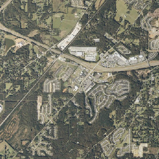 Aerial imagery of McAdory Elementary School, AL