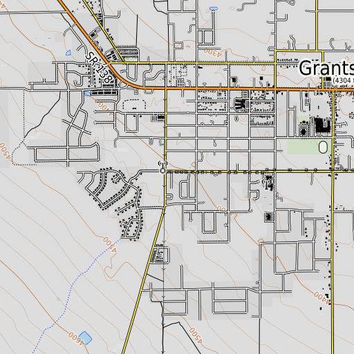 OpenTopoMap map of North Willow Creek, UT