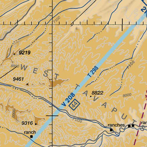 FAA VFR chart of Nutters Spring, UT