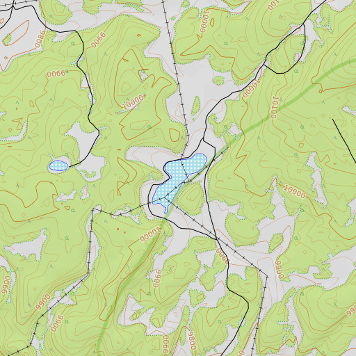 OpenTopoMap map of Lake Philo, UT