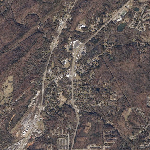 Aerial imagery of Pinson Elementary School, AL