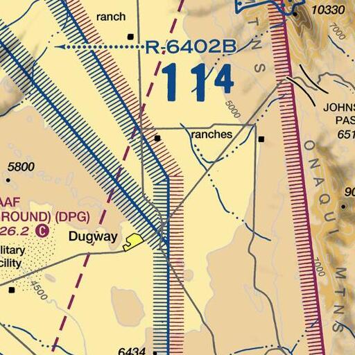 FAA VFR chart of Scribner Spring, UT