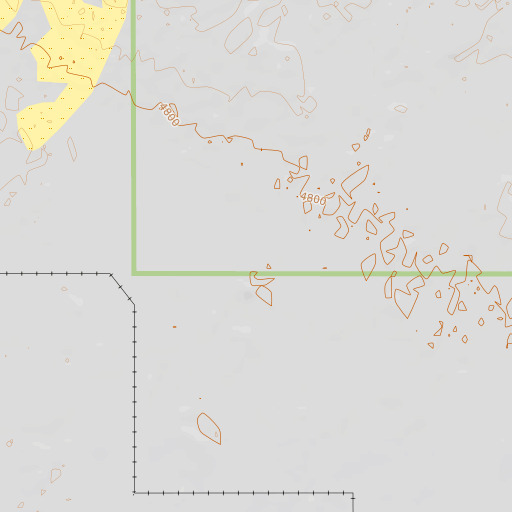 OpenTopoMap map of Tanner Creek, UT