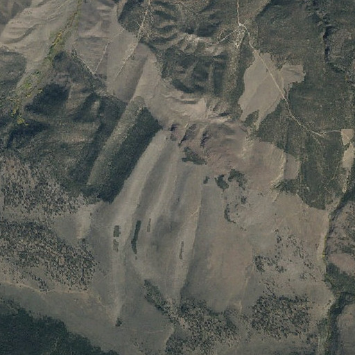 Aerial imagery of Uinta Mountains, UT