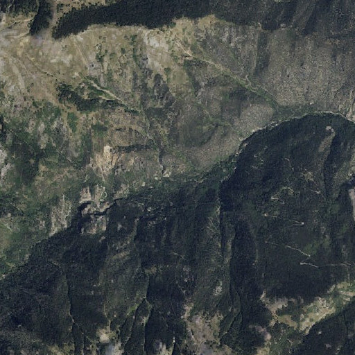 Aerial imagery of Warnick Gulch, UT