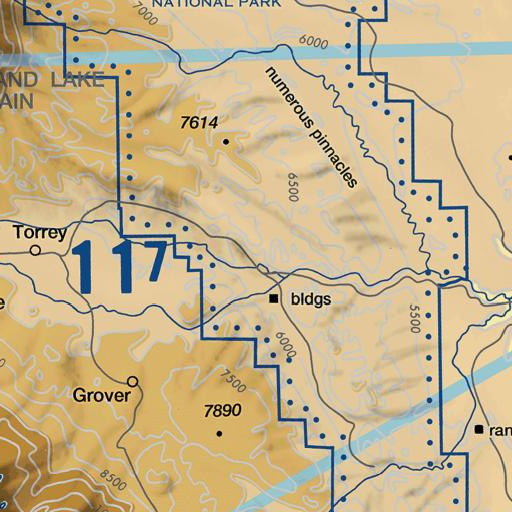 FAA VFR chart of The Castle, UT