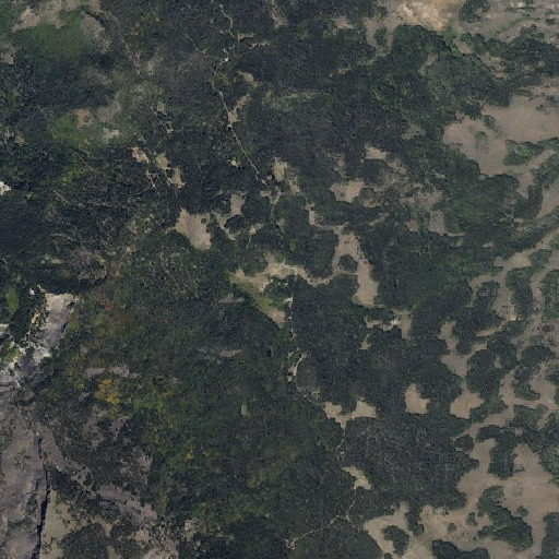 Aerial imagery of Elkhorn Campground, UT