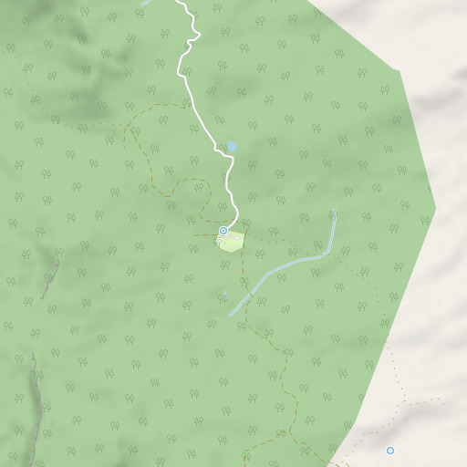 OpenStreetMap map of Elkhorn Campground, UT