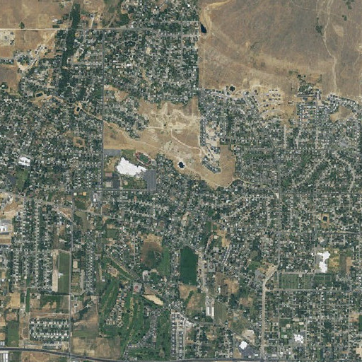 Aerial imagery of Mountain Shadows, UT