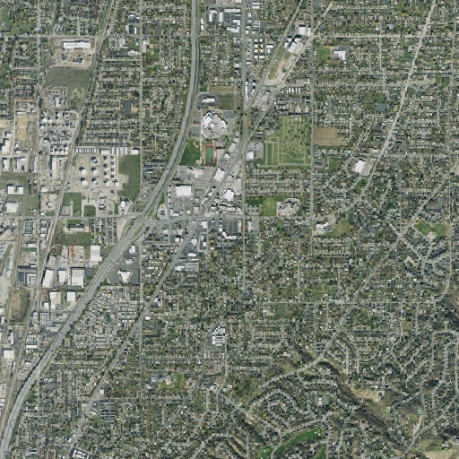 Aerial imagery of Colonial Square, UT
