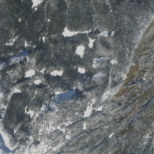 Aerial imagery of High Line Trail, UT
