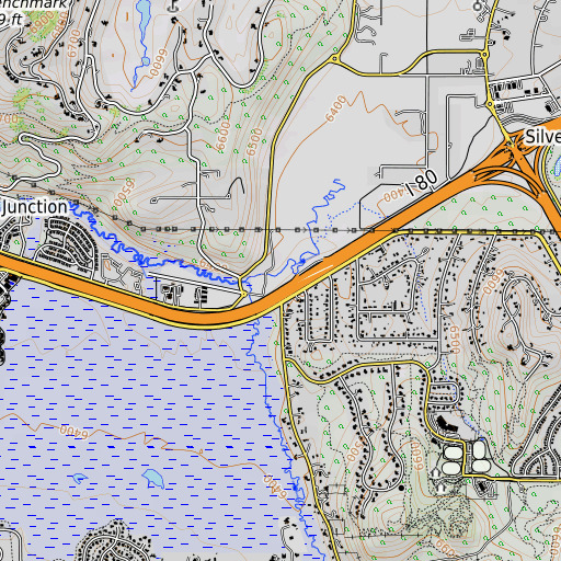 OpenTopoMap map of Old Stage Station, UT