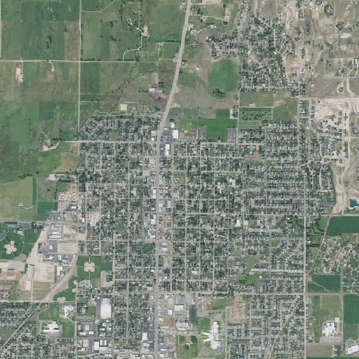Aerial imagery of North Kindergarten School, UT