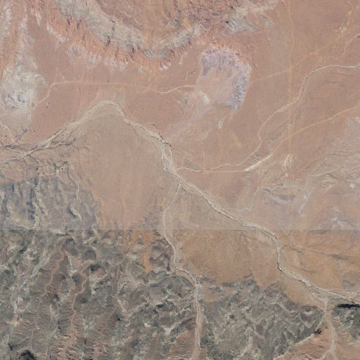 Aerial imagery of Hurricane Wash, UT