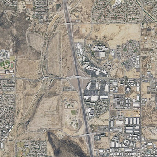 Aerial imagery of Happy Valley Interchange, AZ