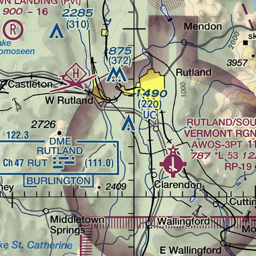 FAA VFR chart of Boardman Hill, VT
