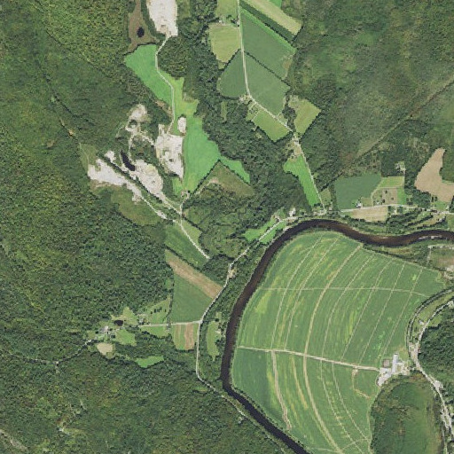 Aerial imagery of Cutler Mill Brook, VT