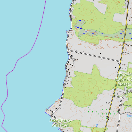 OpenTopoMap map of Earlys Point, VT