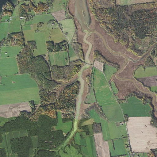 Aerial imagery of Goose Creek, VT