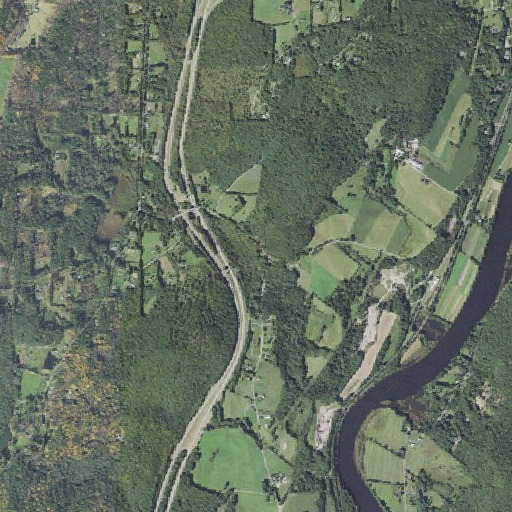 Aerial imagery of Stevens School, VT