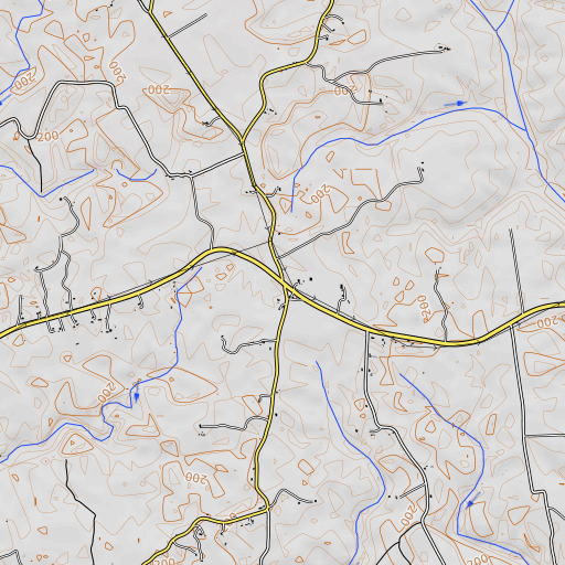 OpenTopoMap map of Alps, VA