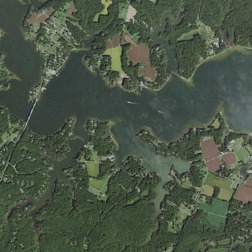 Aerial imagery of Barrett Creek, VA