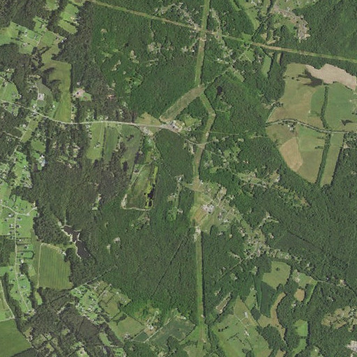 Aerial imagery of Bethlehem Church, VA