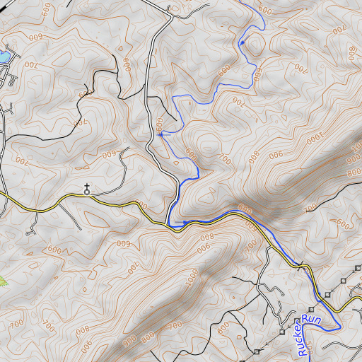 OpenTopoMap map of Bobs Creek, VA