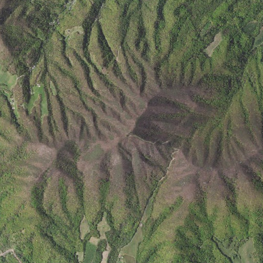 Aerial imagery of Cahas Mountain, VA