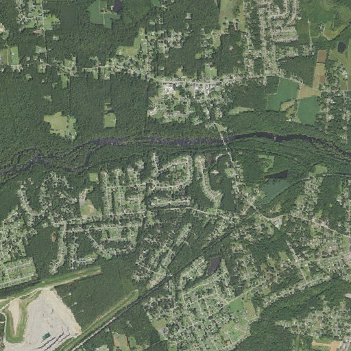 Aerial imagery of Camp Sysonby, VA