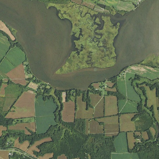 Aerial imagery of Devils Reach, VA