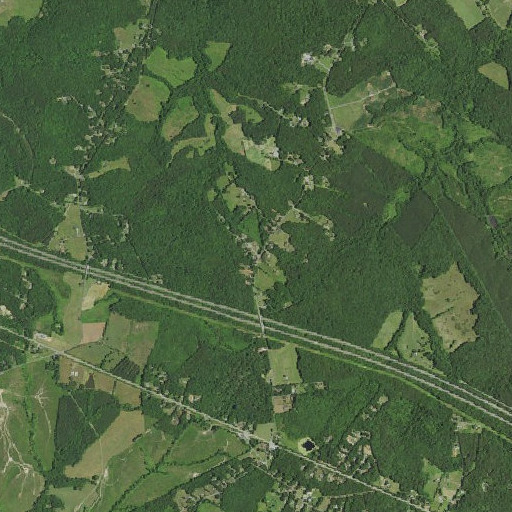 Aerial imagery of Hensons Store, VA