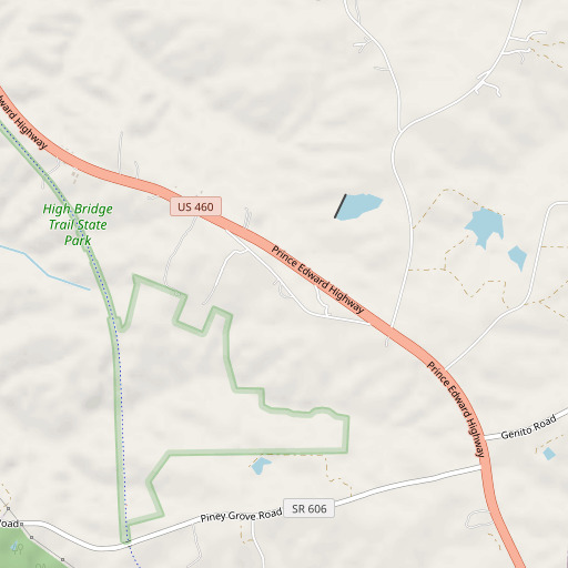 OpenStreetMap map of High Rock, VA