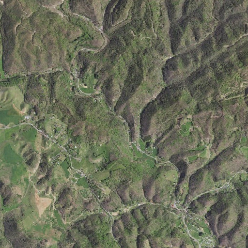Aerial imagery of Jacksons Chapel, VA